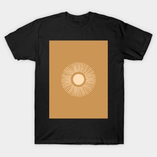 Sun Burst - Amber Gold T-Shirt